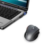 TeckNet M021 Black 2.4G Wireless Mouse - ергономична безжична мишка (за Mac и PC) (черен-сив) 3