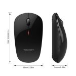 TeckNet WM008 2.4G Wireless Mouse - ергономична безжична мишка (за Mac и PC) (черна) 1