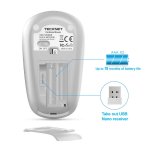TeckNet WM008 2.4G Wireless Mouse - ергономична безжична мишка (за Mac и PC) (бял) 5