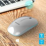 TeckNet WM008 2.4G Wireless Mouse - ергономична безжична мишка (за Mac и PC) (бял) 3