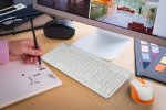 Tecknet Office Slim X615 2.4G  - комплект устойчива на течности клавиатура и безжична мишка за офиса (бял) 5
