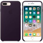 Apple iPhone Leather Case - оригинален кожен кейс (естествена кожа) за iPhone 8 Plus, iPhone 7 Plus (лилав) 1
