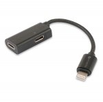 4smarts Lightning to 2x Lightning Audio Splitter SoundSplit - Lightning адаптер към 2x Lightning изхода (6см) (черен) 1