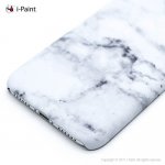 iPaint White Marble HC Case - дизайнерски поликарбонатов кейс за iPhone 8, iPhone 7 (бял) 2
