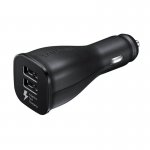 Samsung Fast Dual Car Charger EP-LN920BB 2.0A - оригинално зарядно с 2хUSB за кола с MicroUSB кабел за Samsung и мобилни телефони (черен) (bulk) 3