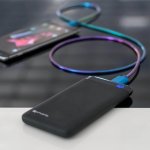 4smarts Power Bank VoltHub 6000 mAh - външна батерия с два USB и USB-C изходи (черен) 6