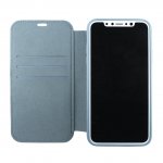 Mercedes-Benz Pattern III Folio Case - кожен калъф (естествена кожа), тип портфейл за iPhone X (бял) 2