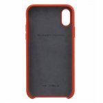 Ferrari Urban SF Silicone Case - дизайнерски силиконов (TPU) калъф за iPhone XS, iPhone X (червен) 1