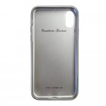 Ferrari Heritage Real Carbon Hard Case - дизайнерски карбонов кейс за iPhone XS, iPhone X (сребрист) 3