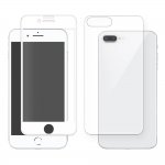 Eiger 3D 360 Screen Protector Back and Front Glass - калени стъклени защитни покрития за дисплея и задната част на iPhone 8 Plus, iPhone 7 Plus (бял-прозрачен) 1