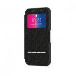 Moshi SenseCover Case - полиуретанов калъф, тип портфейл за iPhone X (черен) 1