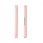 Moshi SenseCover Case - полиуретанов калъф, тип портфейл за iPhone XS, iPhone X (розов) 3