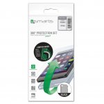 4smarts 360° Protection Set - тънък силиконов кейс и стъклено защитно покритие за дисплея на Huawei Y5 (2017), Y6 (2017), Nova Young (прозрачен) 3