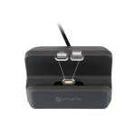 4smarts Magnetic Charging Station GRAVITYDock 10.5W - док станция с магнитни Lightning и MicroUSB конектори (черен) 1