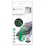 4smarts 360° Protection Set - тънък силиконов кейс и стъклено защитно покритие за дисплея на Huawei Mate 10 Lite (черен-прозрачен) 5