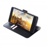 JT Berlin LeatherBook Kreuzberg Case - хоризонтален кожен (естествена кожа) калъф тип портфейл за Nokia 8 (черен) 3