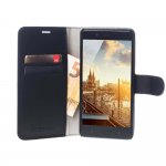 JT Berlin LeatherBook Kreuzberg Case - хоризонтален кожен (естествена кожа) калъф тип портфейл за Nokia 8 (черен) 2