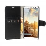 JT Berlin LeatherBook Kreuzberg Case - хоризонтален кожен (естествена кожа) калъф тип портфейл за Huawei Mate 10 Lite (черен) 2