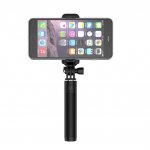 Devia 360 Rotation Selfie Stick - компактен селфи стик за мобилни телефони с 3.5 мм аудио жак (розов) 2