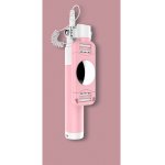 Devia 360 Rotation Selfie Stick - компактен селфи стик за мобилни телефони с 3.5 мм аудио жак (розов) 4