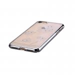 Comma Crystal Flora 360 Case - поликарбонатов кейс за iPhone 8, iPhone 7 (с кристали Сваровски) (черен) 3