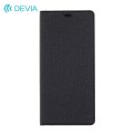 Devia Flax Case - кожен калъф, тип портфейл за Samsung Galaxy Note 8 (черен) 1