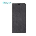 Devia Flax Case - кожен калъф, тип портфейл за Samsung Galaxy Note 8 (сив) 1