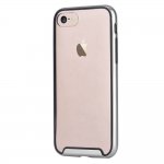 Comma Urban Hard Case - хибриден удароустойчив кейс за iPhone 8, iPhone 7 (сребрист-прозрачен) 1
