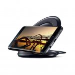 Samsung Inductive Wireless Fast Charge Stand NG930TB - поставка (пад) за безжично захранване с 2.1А захранване и MicroUSb кабел за QI съвместими устройства (черен) 9