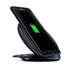Samsung Inductive Wireless Fast Charge Stand NG930TB - поставка (пад) за безжично захранване с 2.1А захранване и MicroUSb кабел за QI съвместими устройства (черен) 7