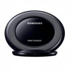 Samsung Inductive Wireless Fast Charge Stand NG930TB - поставка (пад) за безжично захранване с 2.1А захранване и MicroUSb кабел за QI съвместими устройства (черен) 3