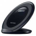 Samsung Inductive Wireless Fast Charge Stand NG930TB - поставка (пад) за безжично захранване с 2.1А захранване и MicroUSb кабел за QI съвместими устройства (черен) 11