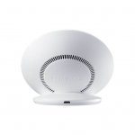 Samsung Inductive Wireless Fast Charge Stand NG930TW - поставка (пад) за безжично захранване с 2.1А захранване и MicroUSb кабел за QI съвместими устройства (бял) 10