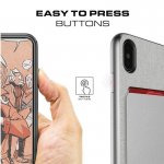 Ghostek Exec Shockproof Case - удароустойчив кейс за iPhone XS, iPhone X (черен) 5