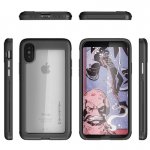 Ghostek Atomic Slim Case - хибриден удароустойчив кейс за iPhone XS, iPhone X (черен) 5