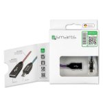 4smarts FerrumCord Stainless Steel MicroUSB Data Cable 1m. - компактен microUSB кабел с оплетка от неръждаема стомана (хамелеон) 4