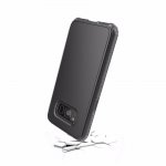 SoSkild Defend Wallet - кожен флип калъф с висока защита за Samsung Galaxy S8 (тъмносин) 2