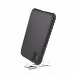 SoSkild Defend Wallet - кожен флип калъф с висока защита за iPhone XS, iPhone X (тъмносин) 3