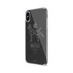 Artwizz NoCase - ултра-тънък TPU калъф за iPhone XS, iPhone X с P-Dog мотив (прозрачен) 2