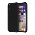 Incipio Siliskin Case IPH-1637-BLK - тънък силиконов (TPU) калъф за iPhone XS, iPhone X (черен) 1