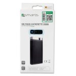 4smarts Power Bank VoltHub Leatherette 20000 mAh - външна батерия с два USB и USB-C изходи (черен) 5