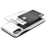 Verus Damda Glide Case - висок клас хибриден удароустойчив кейс с място за кр. карти за iPhone XS, iPhone X (бял) 1