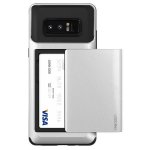 Verus Damda Glide Case - висок клас хибриден удароустойчив кейс с място за кр. карти за iPhone XS, iPhone X (бял) 6