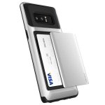 Verus Damda Glide Case - висок клас хибриден удароустойчив кейс с място за кр. карти за iPhone XS, iPhone X (бял) 5