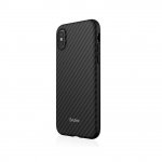 Evutec Kevlar Black AER Series AFIX+ Magnetic Mount Included - кевларен кейс и магнитна поставка за iPhone XS, iPhone X (черен) 8