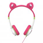 iFrogz Little Rockers Costume Kids Kitten On-Ear Headphones - слушалки подходящи за деца за мобилни устройства (зелен) 1