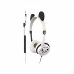 iFrogz Little Rockers Costume Kids Panda On-Ear Headphones - слушалки подходящи за деца за мобилни устройства (черен-бял) 3