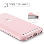 Verus Damda Fit Case - висок клас хибриден удароустойчив кейс с място за кр. карти за iPhone XS, iPhone X (пясъчна роза) 2