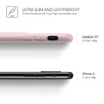 Verus Damda Fit Case - висок клас хибриден удароустойчив кейс с място за кр. карти за iPhone XS, iPhone X (пясъчна роза) 3