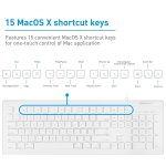 Macally Combo Keyboard & Mouse - комплект USB клавиатура и USB мишка за Mac и PC 2